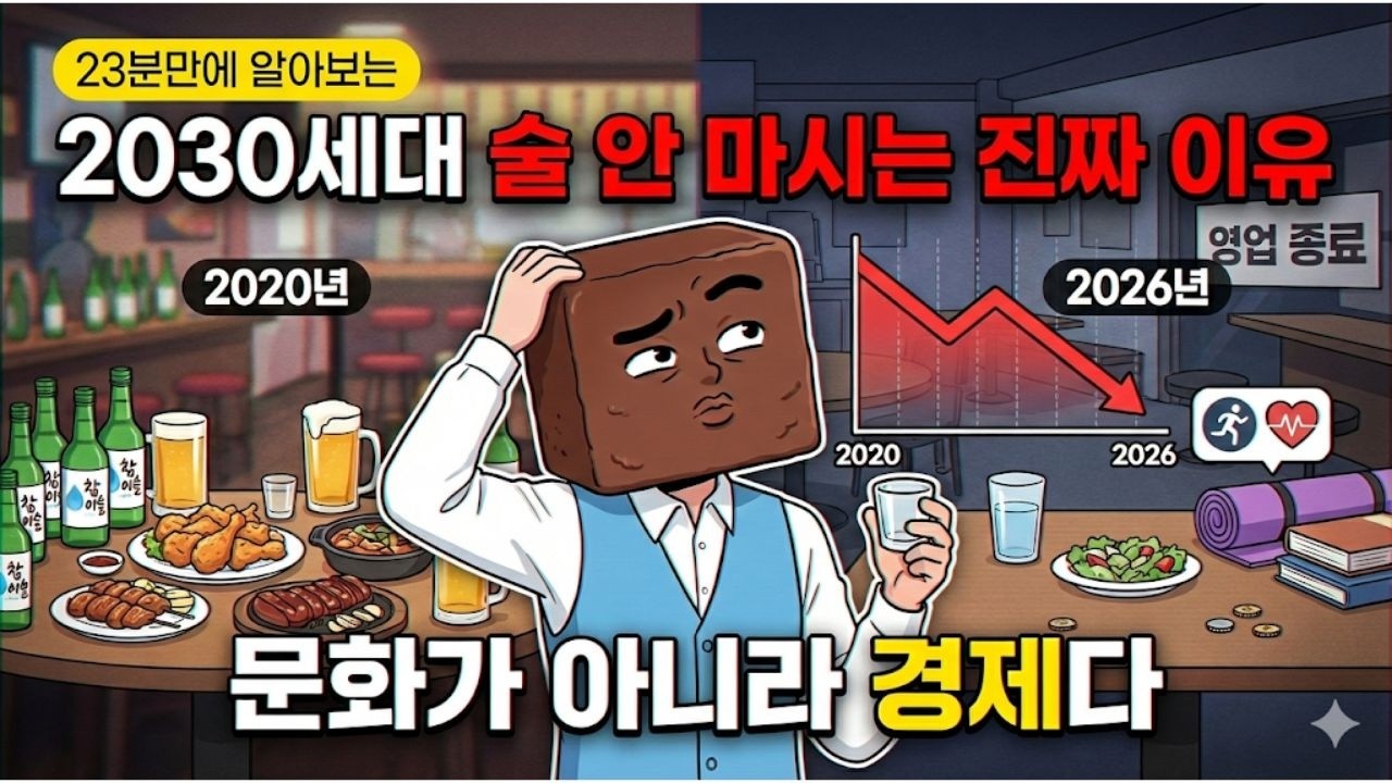 술 못 마시는 게 흠? 이제는 술 마시는 게 흠인 시대. 술 시장의 몰락🍷