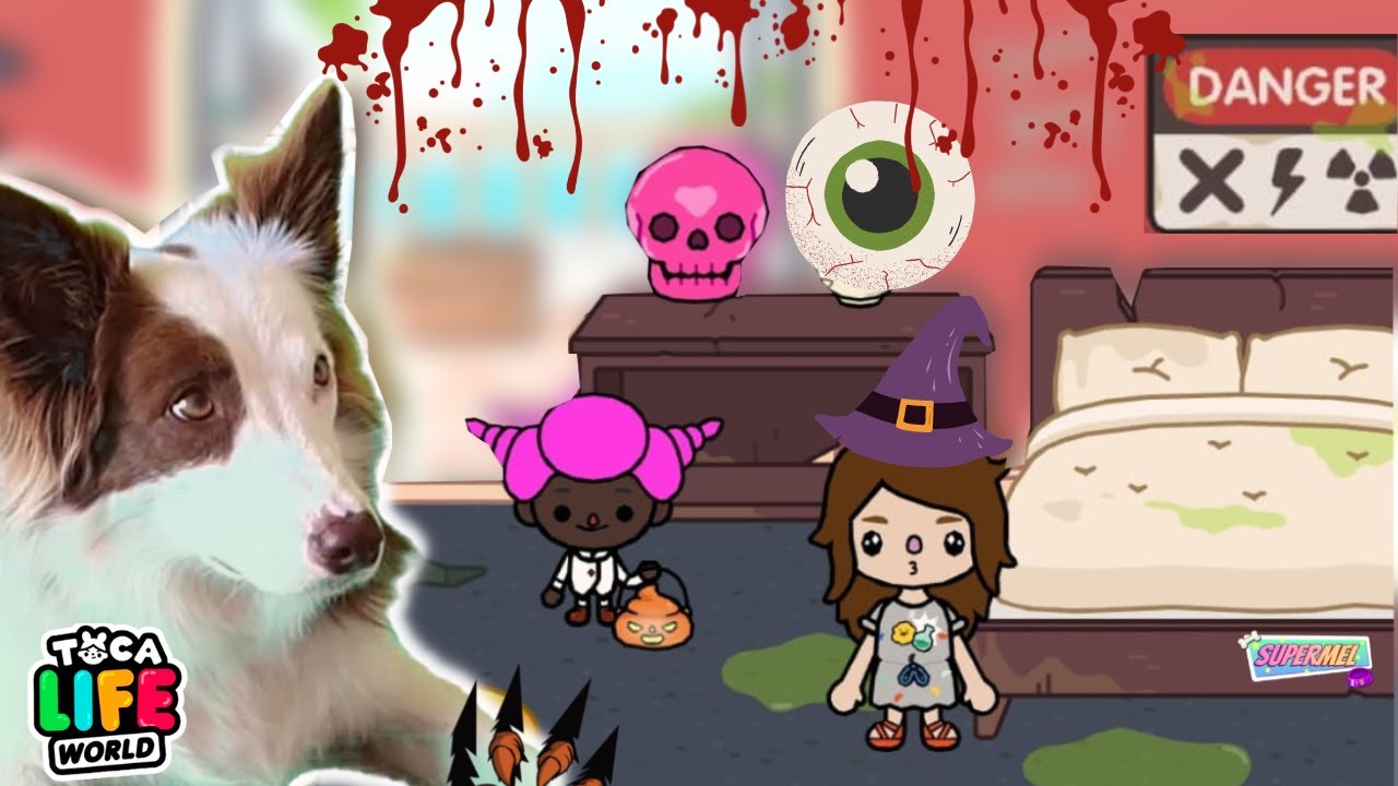 DECORO de HALLOWEEN la Casa de la Playa de TOCA LIFE WORLD