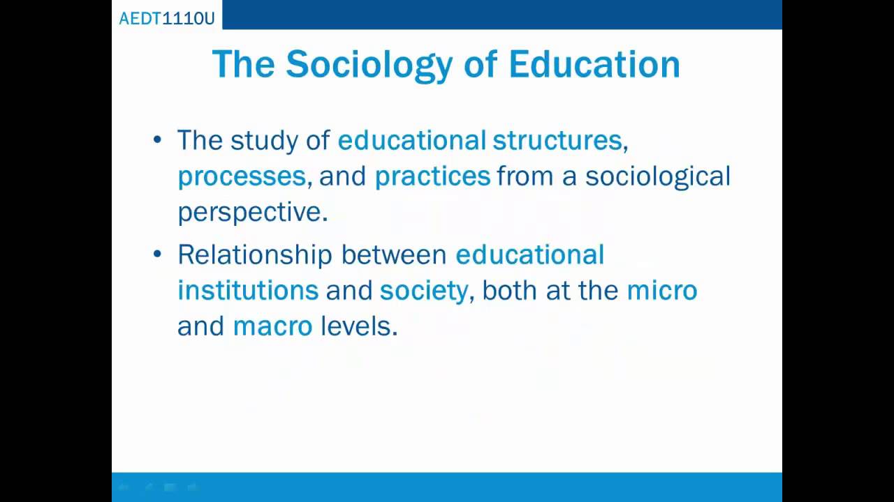 2.1 Introduction to the Sociology of Adult Education