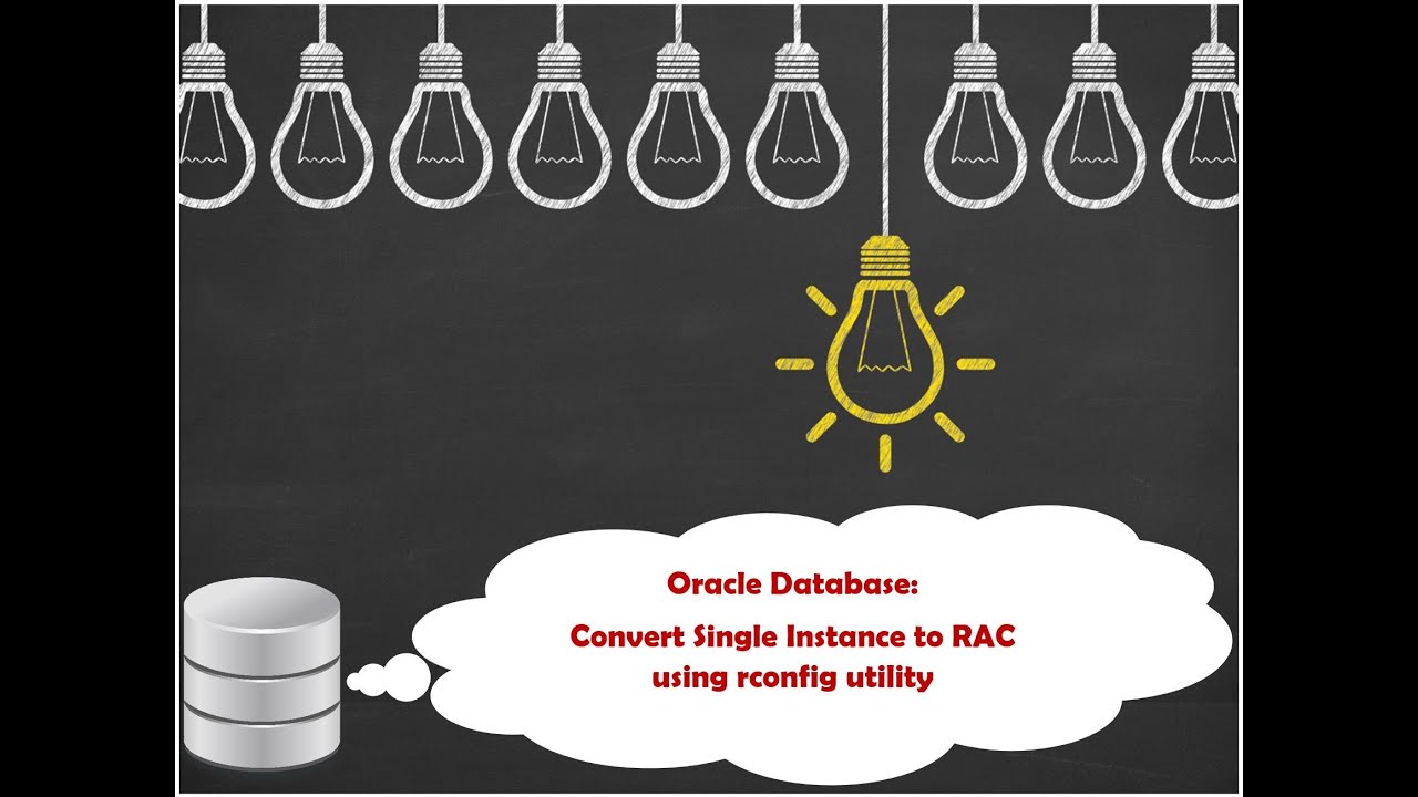 Oracle Database Convert Single Instance to RAC using rconfig utility