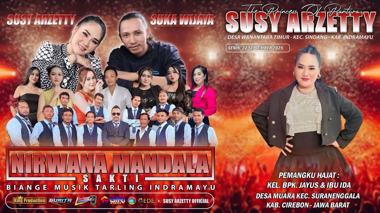 LIVE NIRWANA MANDALA SAKTI SUSY ARZETTY | SENIN, 22 SEPTEMBER 2025 | MUARA - SURANENGGALA - CIREBON