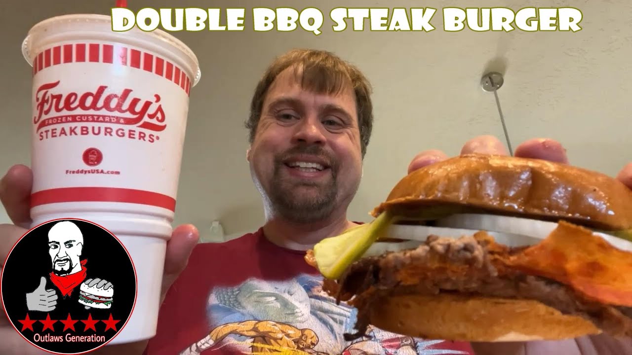 Freddy's Frozen Custard and Steak Burgers BBQ Bacon Cheeseburger