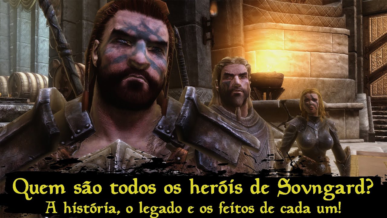 Skyrim - Quem são todos os heróis do Salão do Valor de Sovngard? (Ysgramor, Olaf, Jurgen, Ulfgar...)
