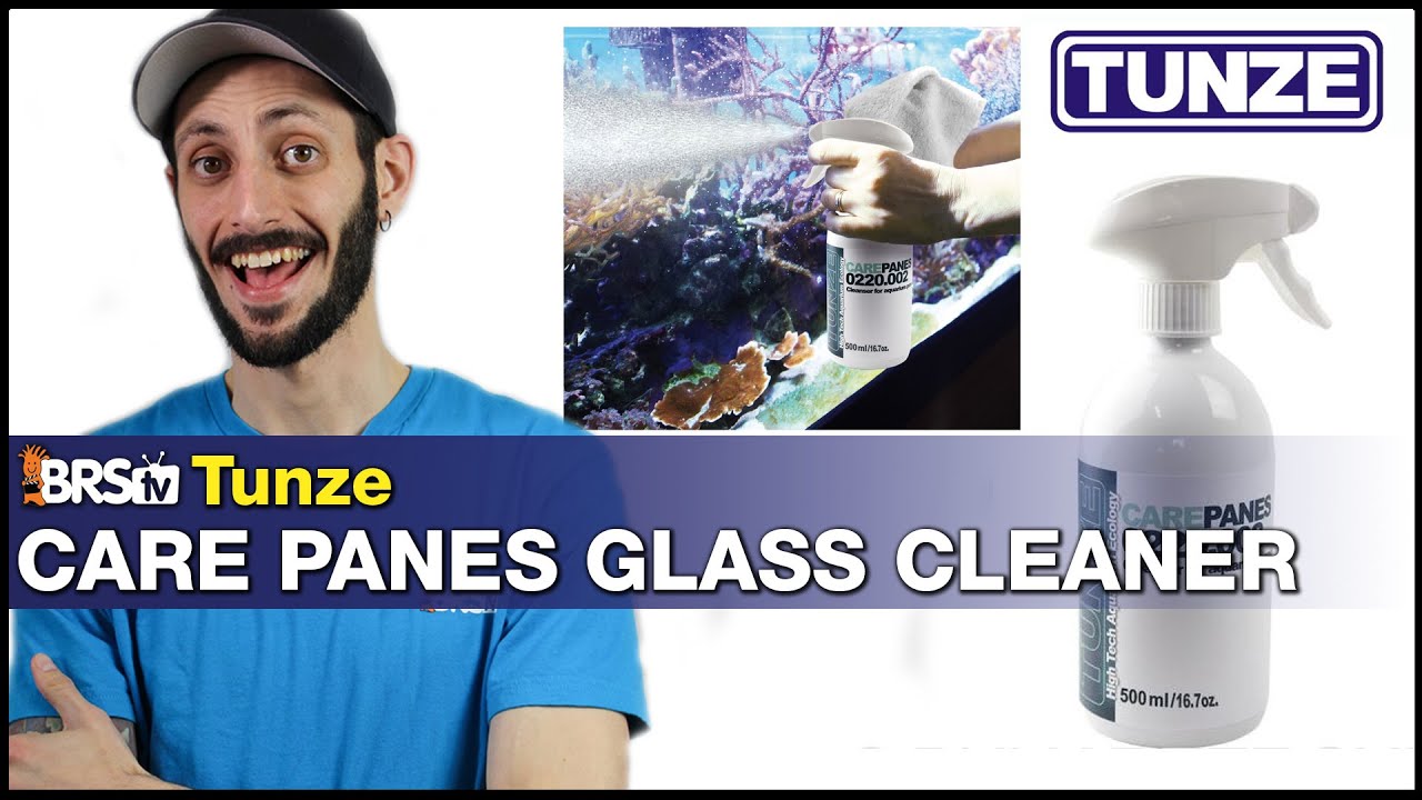 Reef safe glass cleaner that's better than water? You got it! : Tunze Care Panes Glass Cleaner
