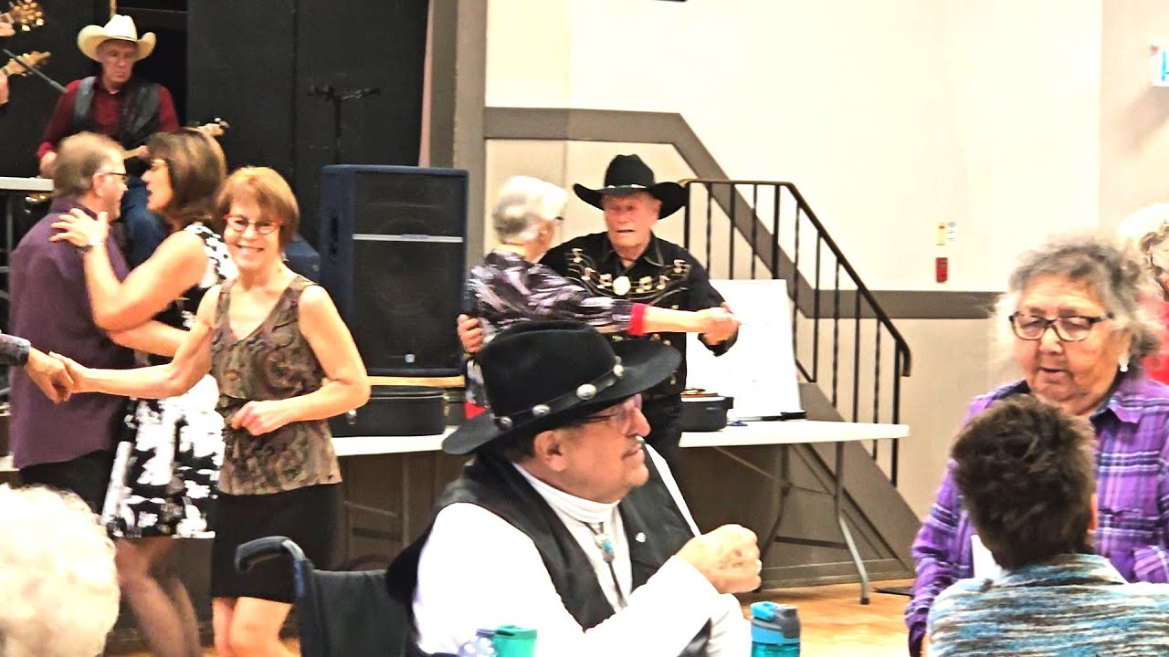 Jan 5, 2025.  Stony Plain Jam and dance. Entertainers and the  Waterfall with overlaid polka.