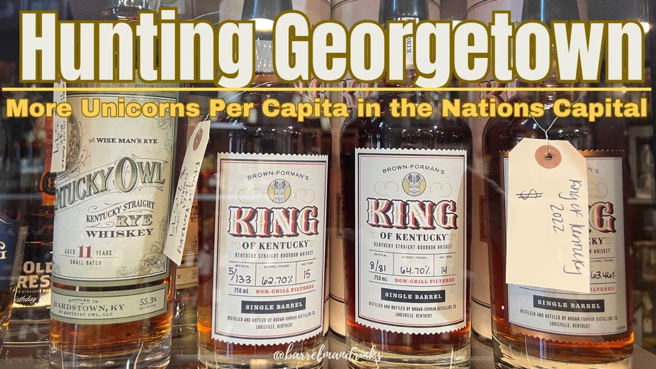 If You're Looking for Unicorns, Go Bourbon Hunting Georgetown DC