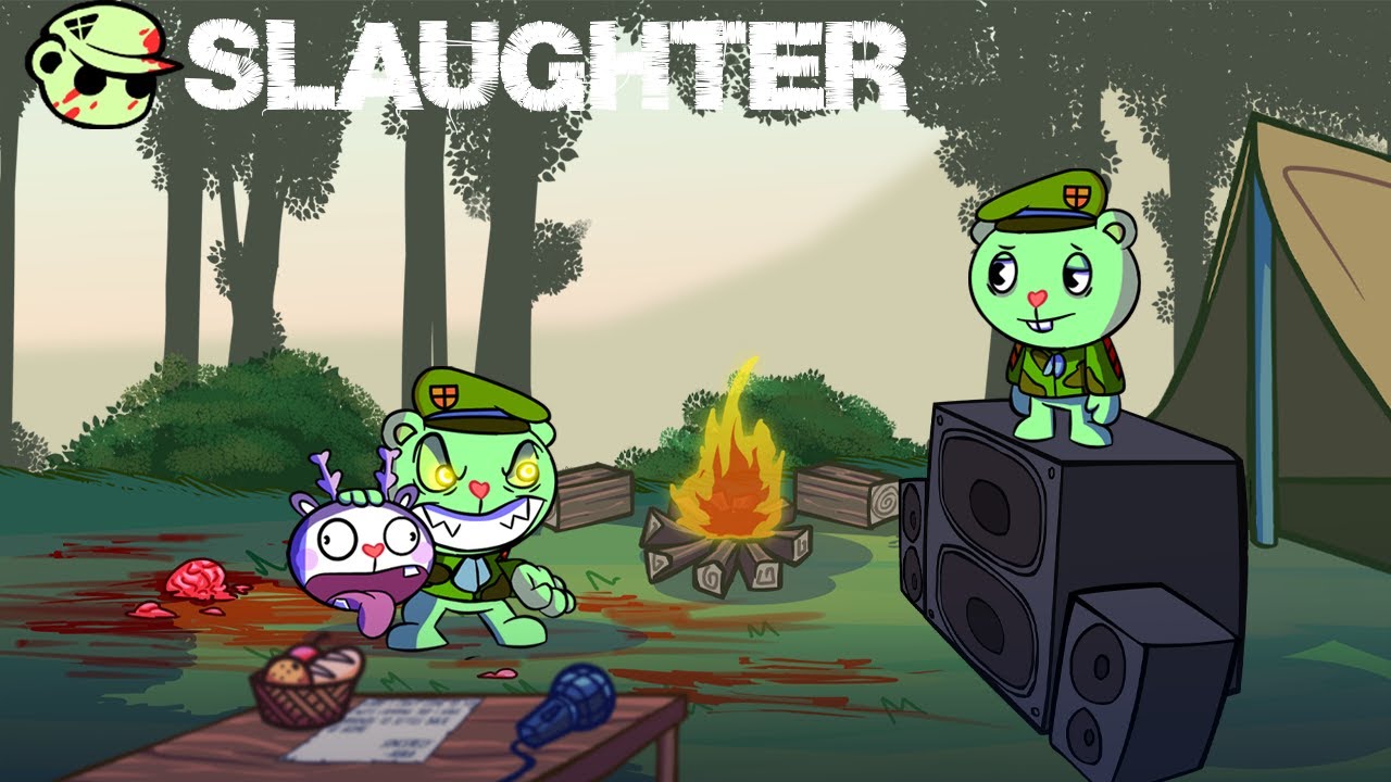 Slaughter but fliqpy and flippy they sing it (Friday Night Funkin) fliqpy vs flippy l Times of war