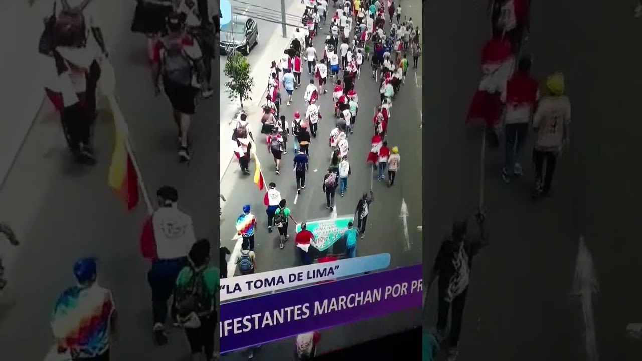 Marcha la toma de Lima