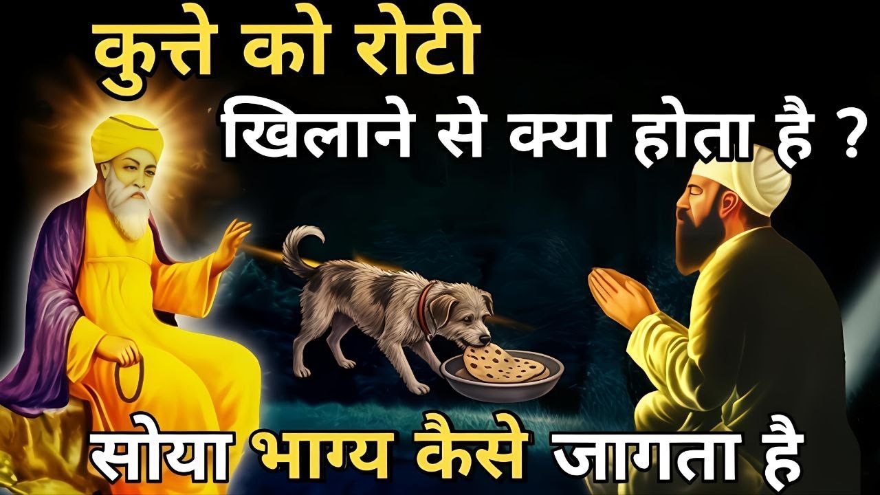 कुत्ते को रोटी खिलाने से क्या होता है || Guru Nanak stories || Guru Nanak sakhi #waheguruji