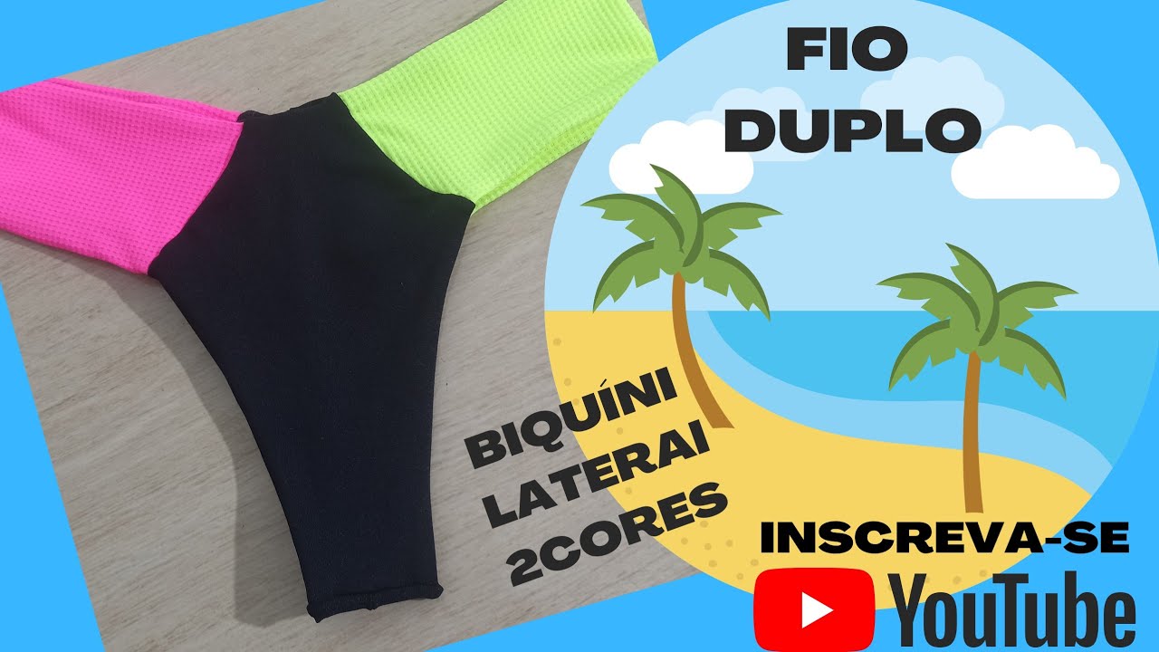 #moldes gratis biquini fio duplo lateral duas cores G