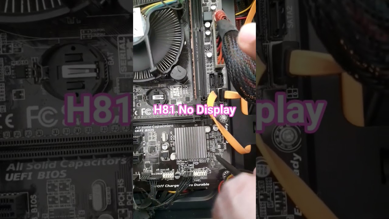 H81 Mother Board No Display #gigabyte #motherboard #nodisplay #repair #viral #viralvideo #trending