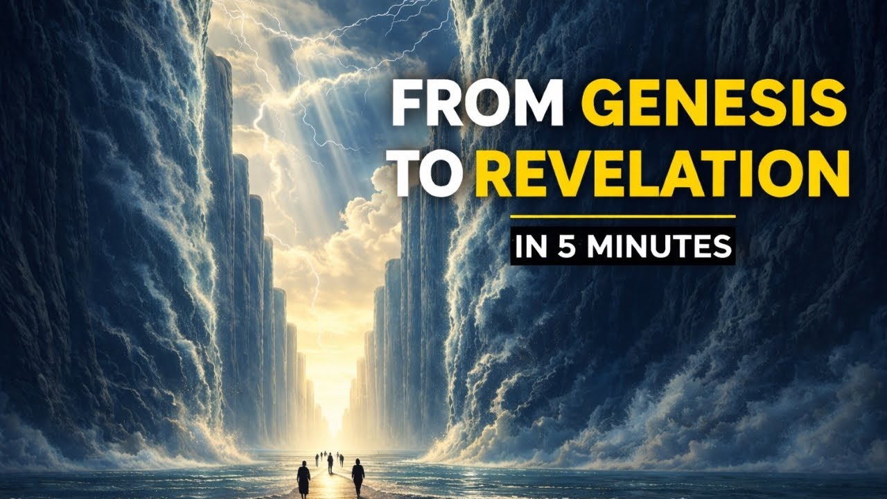 From God's First Words to His Final Promise in 5 Minutes | The Complete Bible Story.