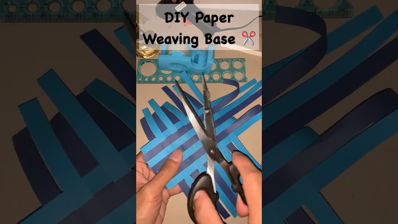DIY Paper Weaving Base ✂️ | Easy & Satisfying Paper Craft