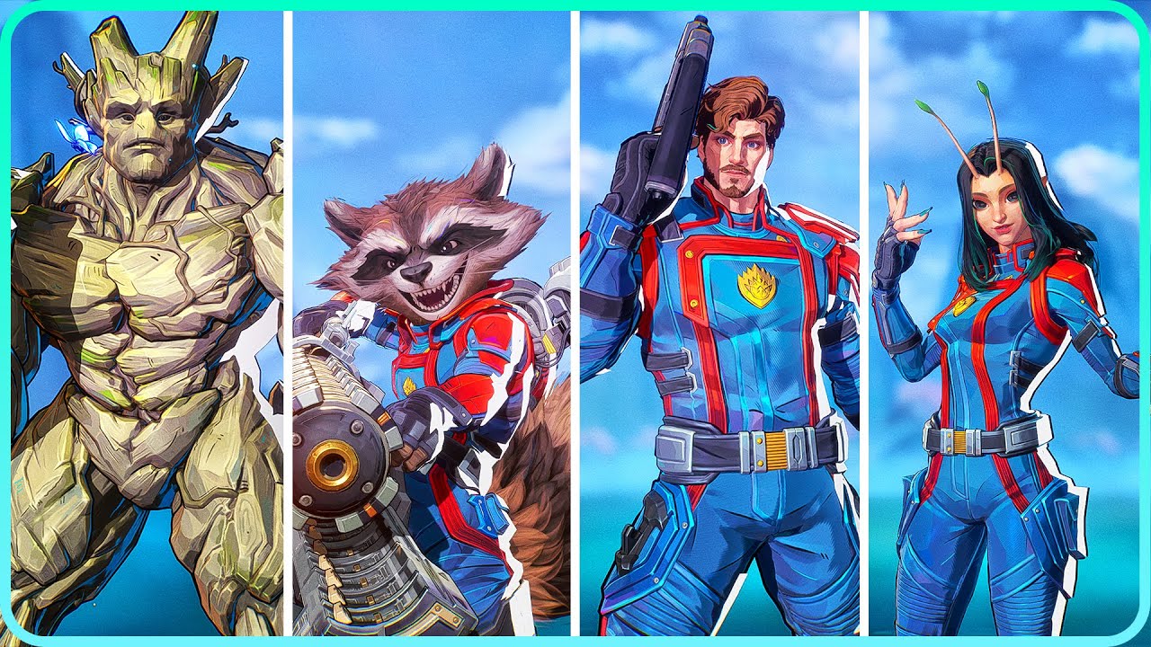 Все взаимодействия между членами команды Стражей Галактики в Marvel Rivals
