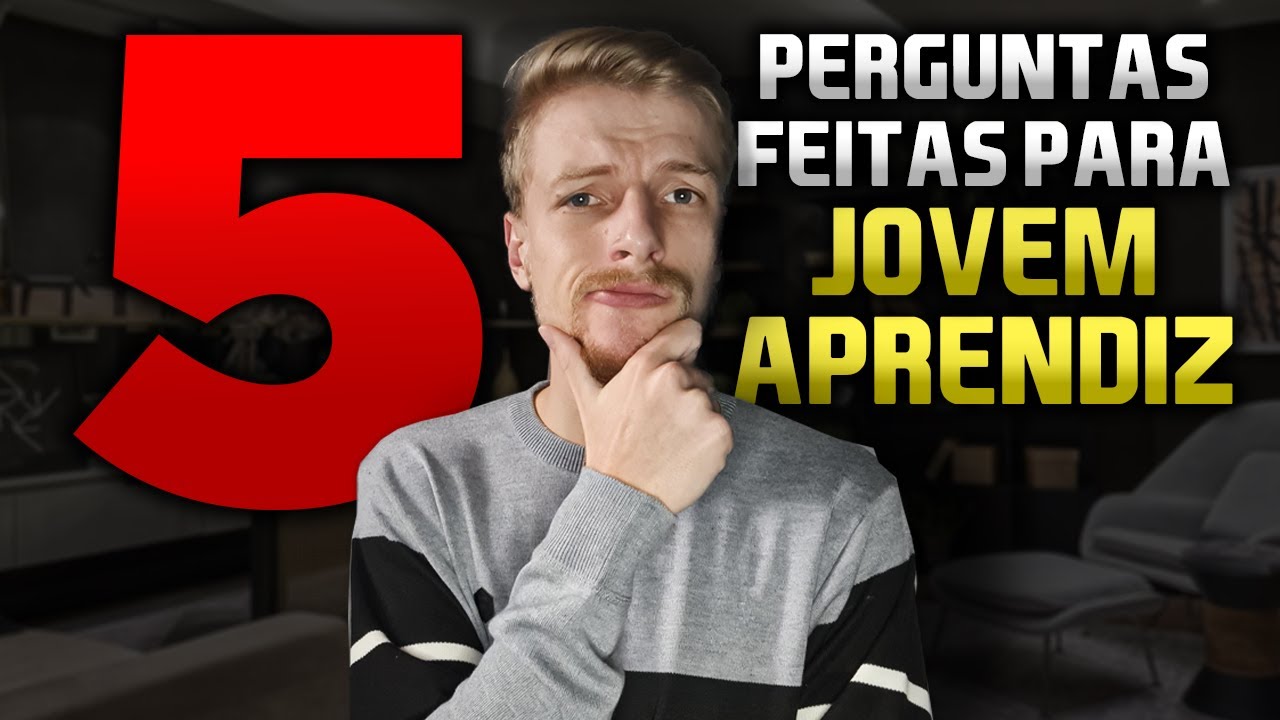 🎯 5 PERGUNTAS feitas na ENTREVISTA de emprego só para JOVEM APRENDIZ!