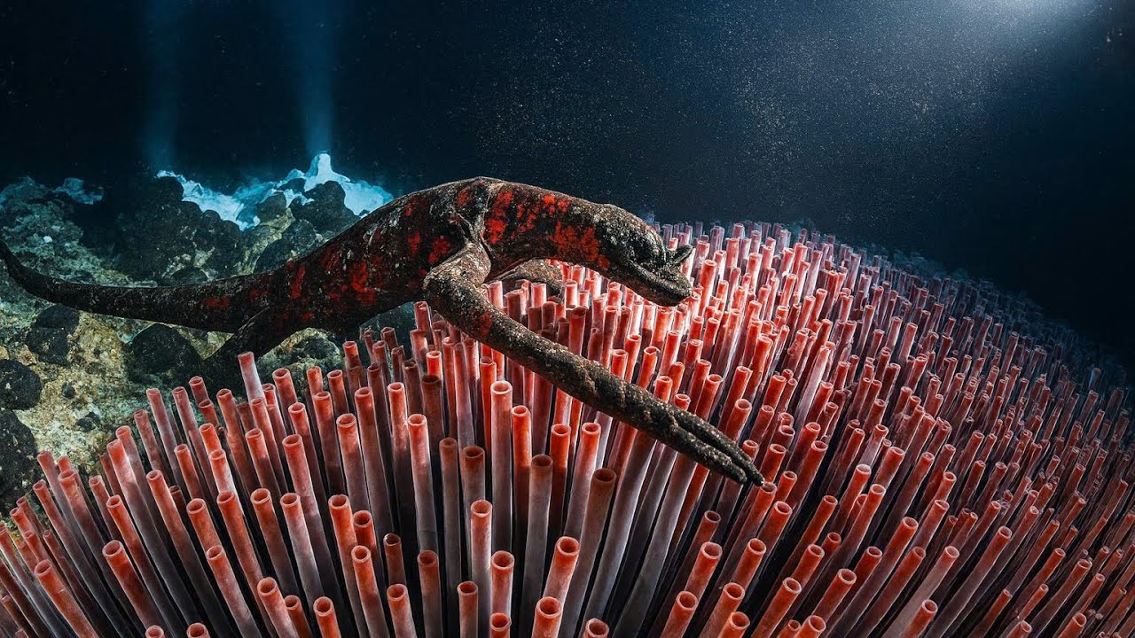 Rare deep sea footage reveals incredible creatures from the ocean floor.