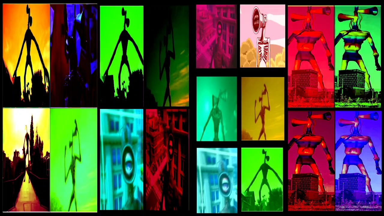Scary SirenHead Dance But It’s Funny 😂👻  #coffindance #sirenhead
