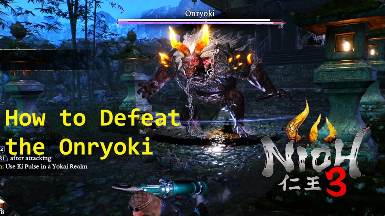 Nioh 3: How to Defeat the Onryoki Boss Fight. Fastest / Easiest / Cheese-iest Method.