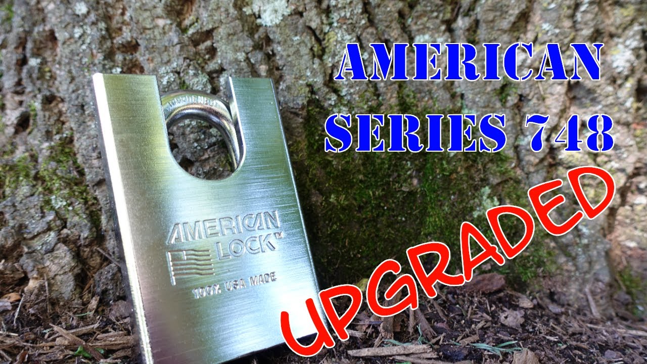 (1327) American Series 748 Padlock Picked & Upgraded