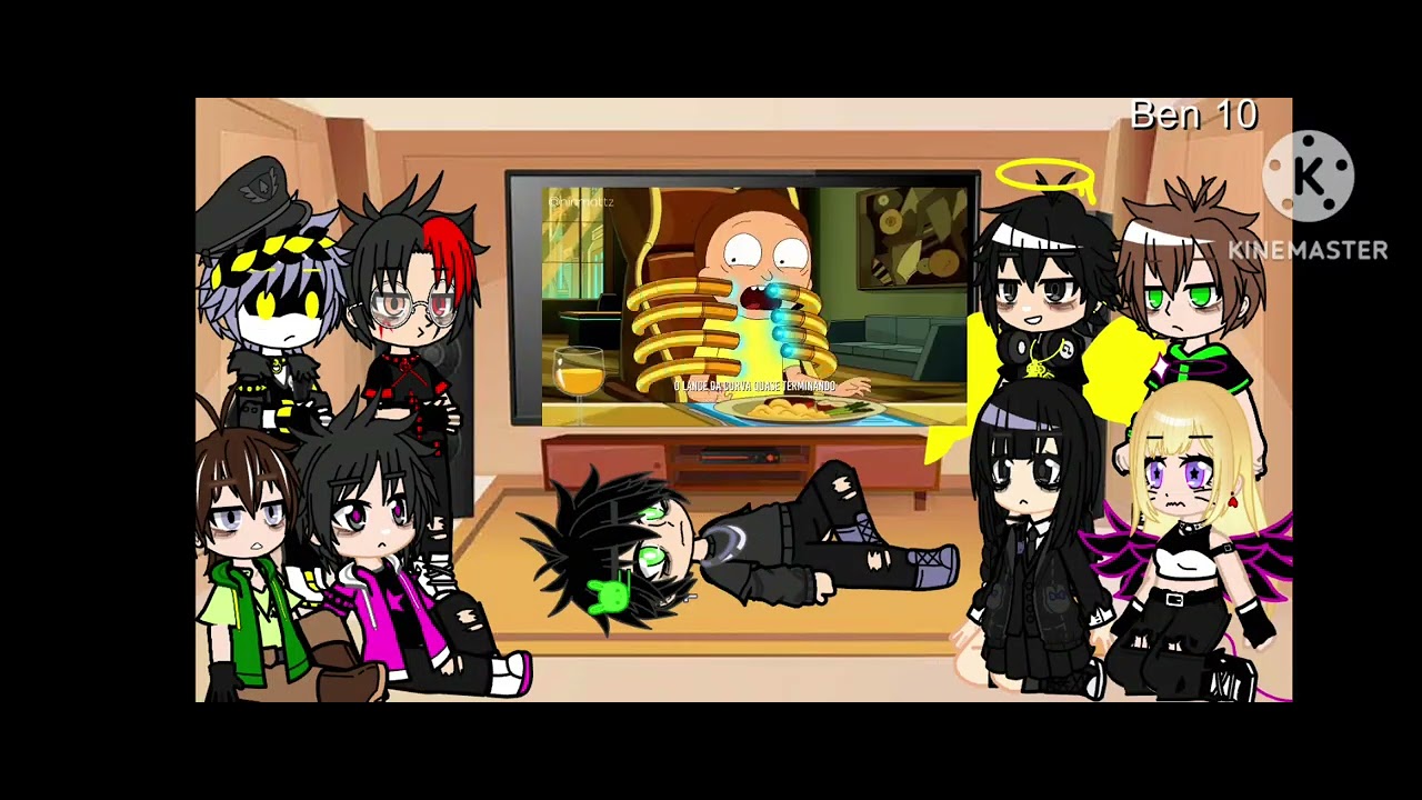 my Ua Bad End friends reagindo ao rap Evil Morty (ninja raps)