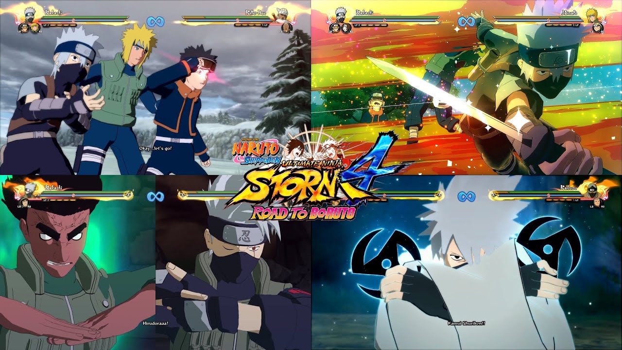 All Kakashi Ninjutsu | Ultimate Jutsus - Naruto Shippuden: Ultimate Ninja Storm 4 Road To Boruto