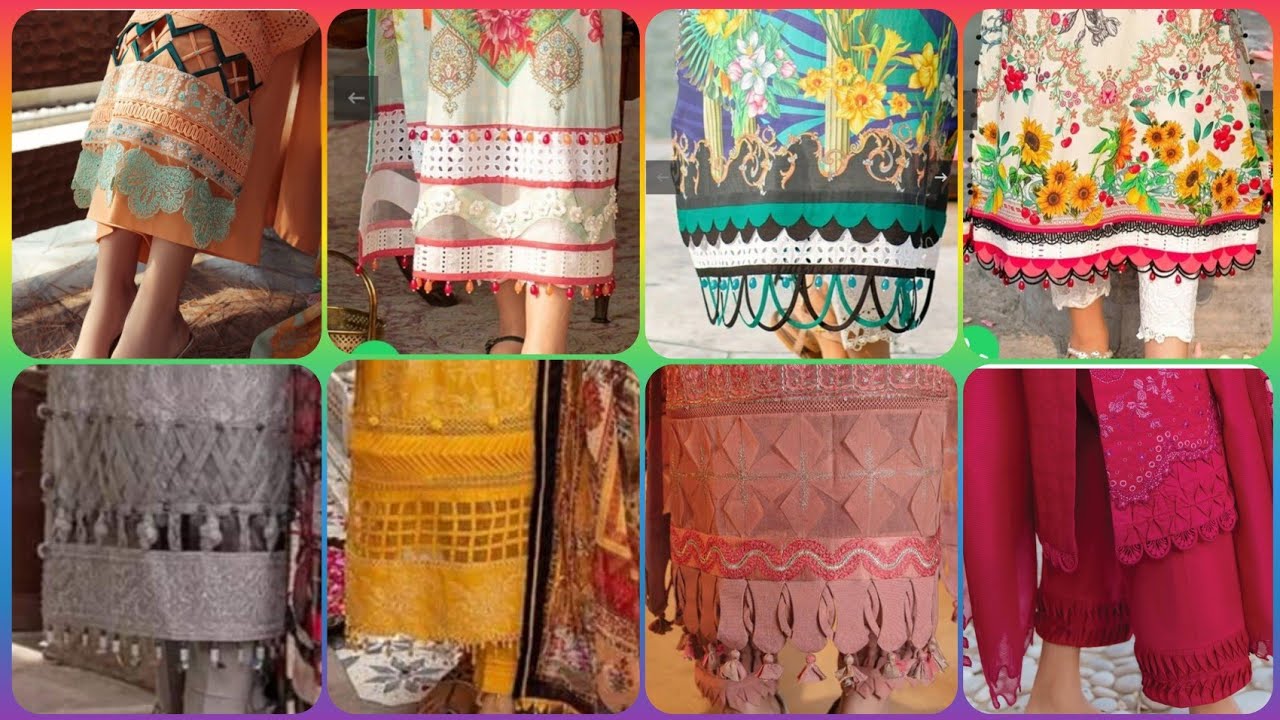 new and trendy daman designs||daman designs 2022|| daman design ideas