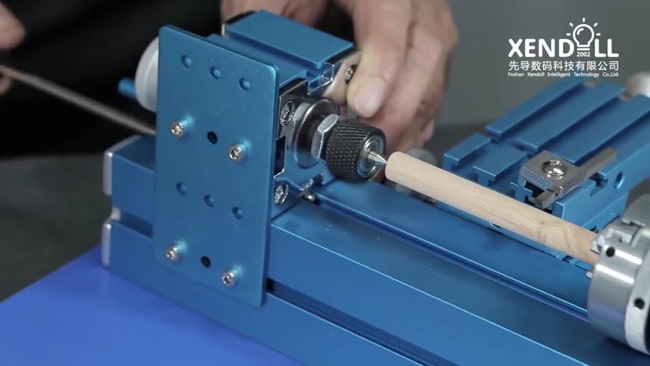 Mini Metal Lathe 36W CNC DIY Woodworking Lathe Machine 20000RPM Milling Bench Top Digital Lathe