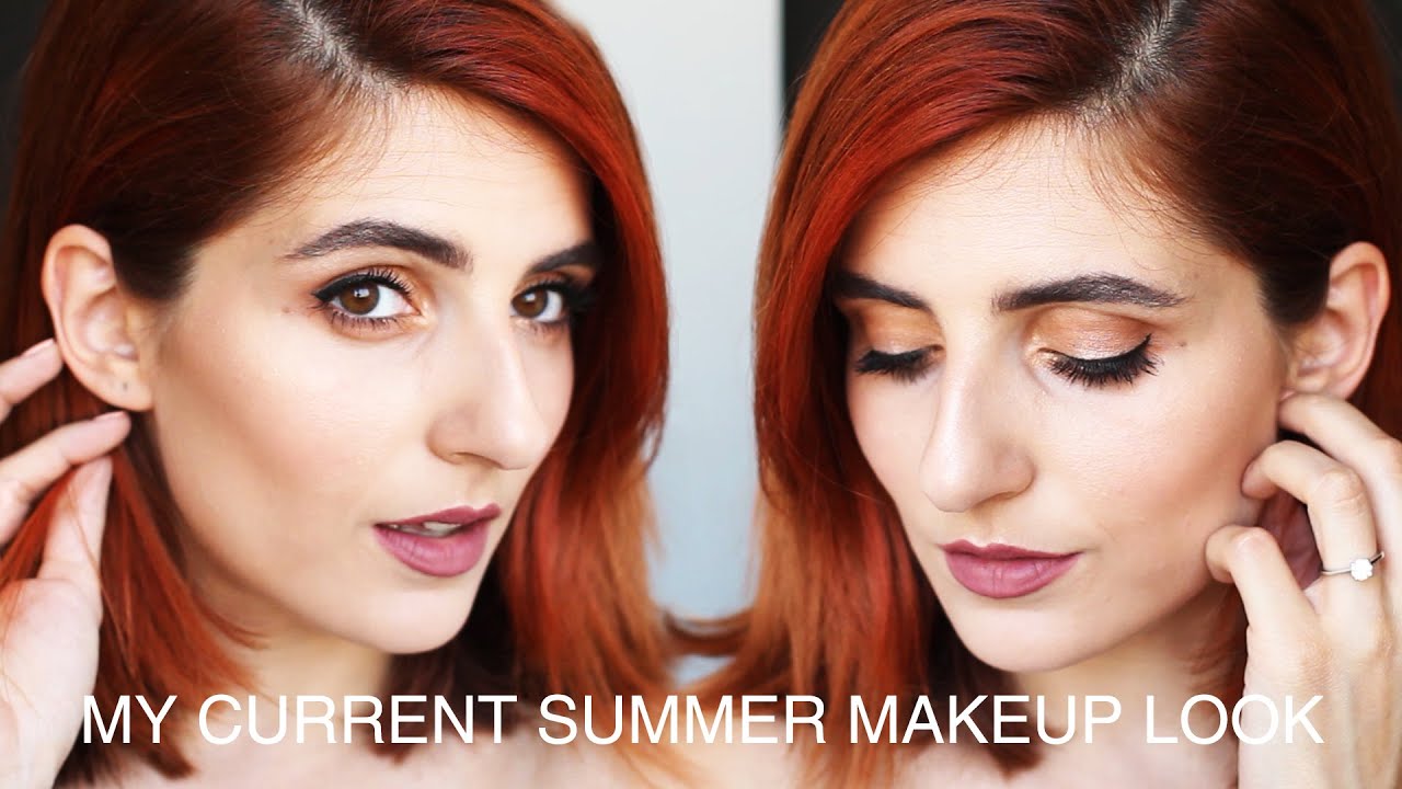 My Current Summer Makeup Look | مكياجي الصيفي | TooFaced Chocolate Bar Palette