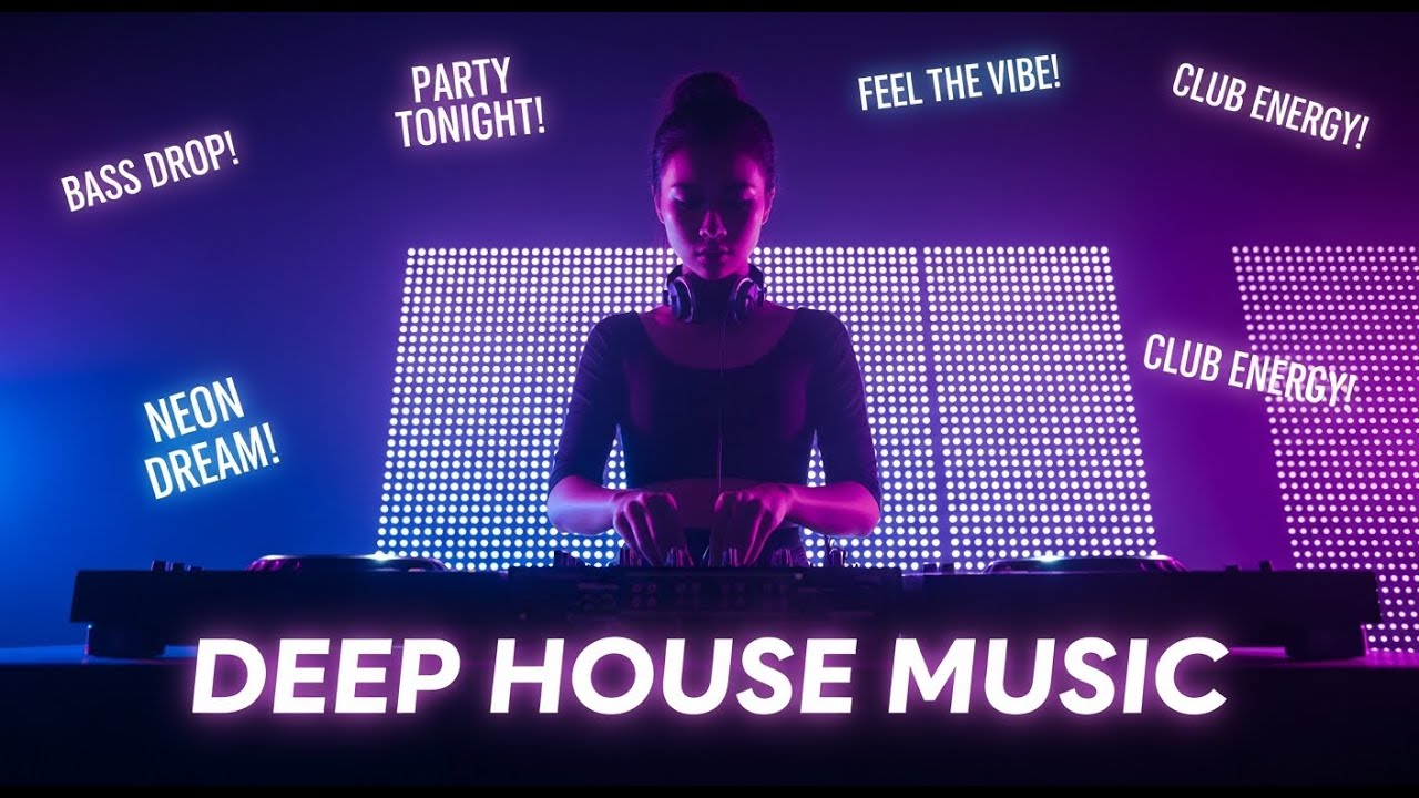 Deep House Vibes That Flow All Night 🌊 Smooth Rhythm and Club Ease