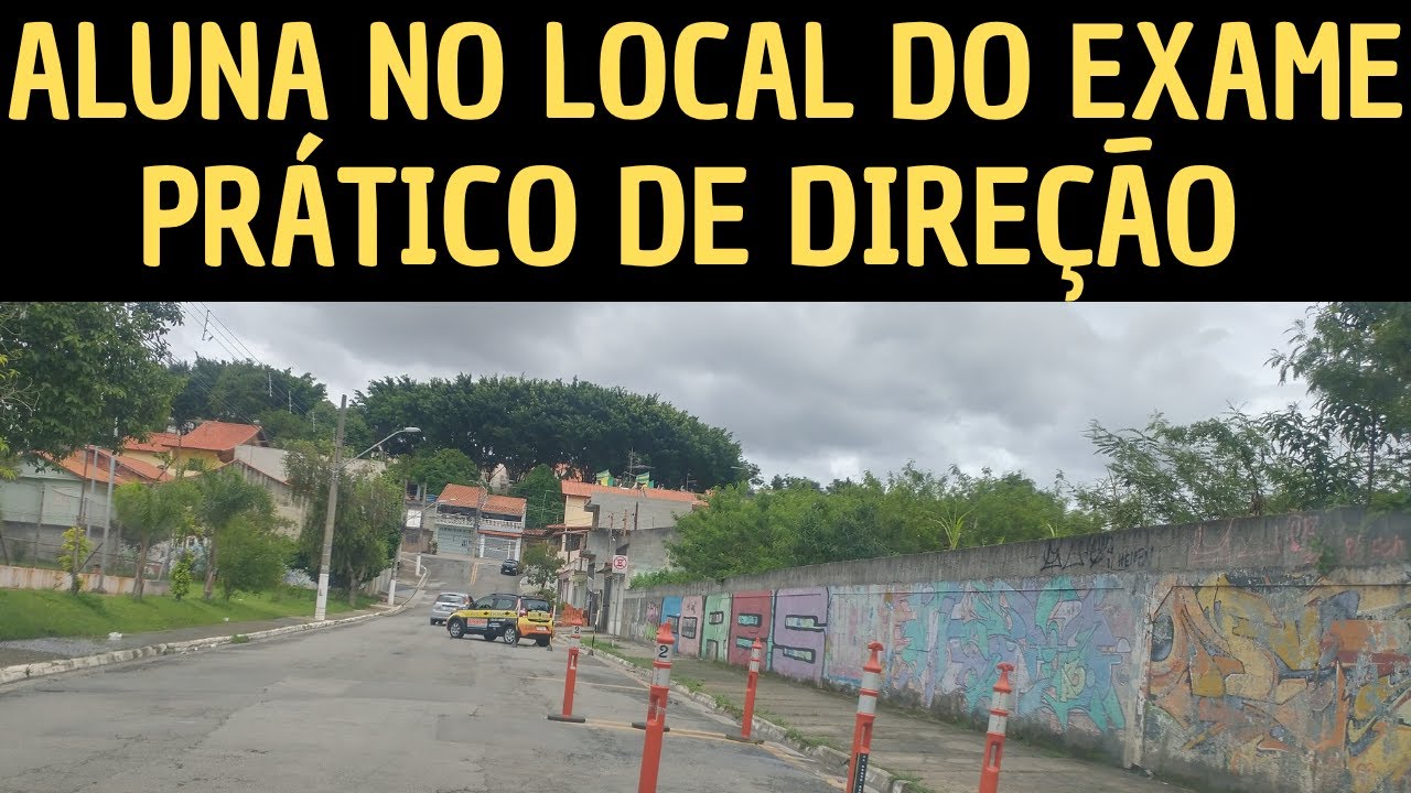 EXAME PRÁTICO DE DIREÇÃO DETRAN GUARULHOS SÃO PAULO COM ALUNA
