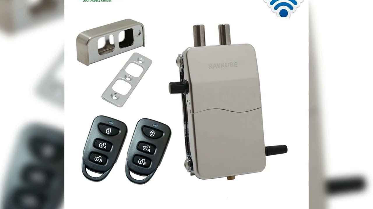 Latest Products You Must Know! RAYKUBE Wireless Intelligent Remote Control Lock Anti-theft Lock Fo