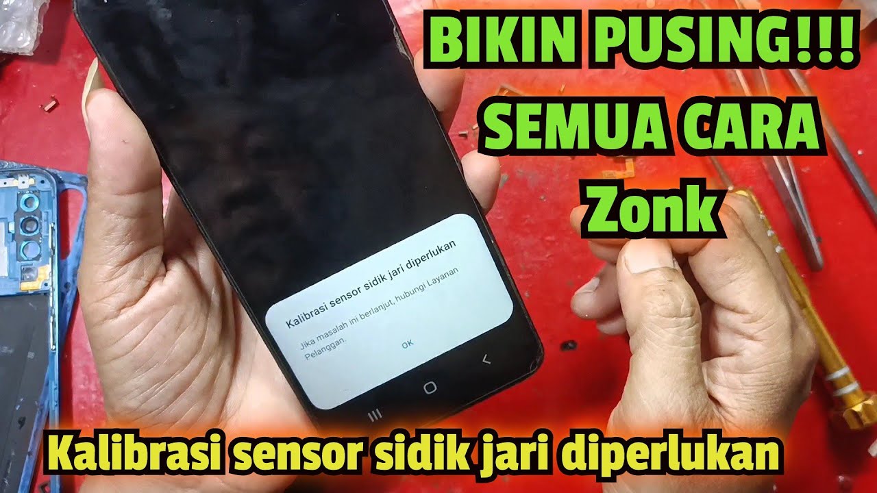 Bikin Pusing!!!HP SAMSUNG KALIBRASI SENSOR SIDIK JARI DIPERLUKAN GAK TEMBUS