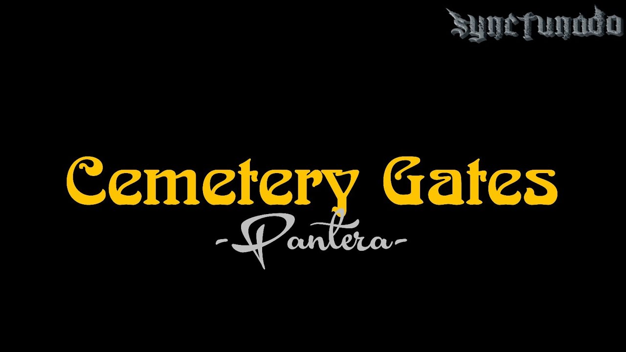 CEMETERY GATES [ PANTERA ] INSTRUMENTAL | MINUS ONE