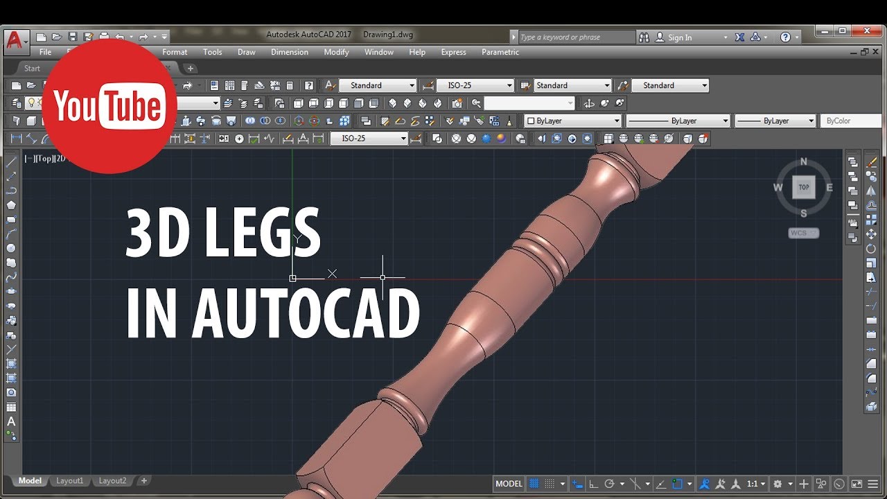 Modeling 3d Legs In Autocad
