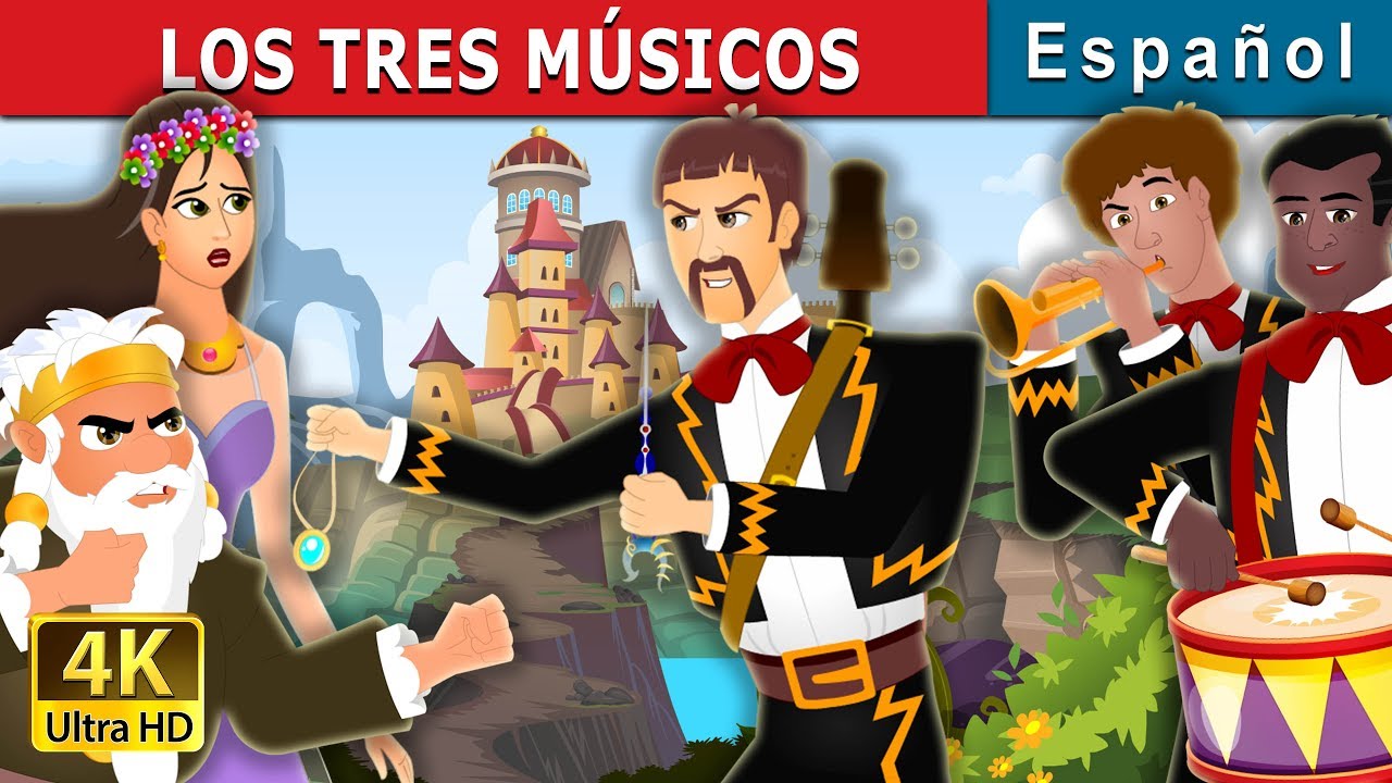 LOS TRES MÚSICOS  |  The Three Musician Story | Cuentos para dormir | Cuentos De Hadas Españoles