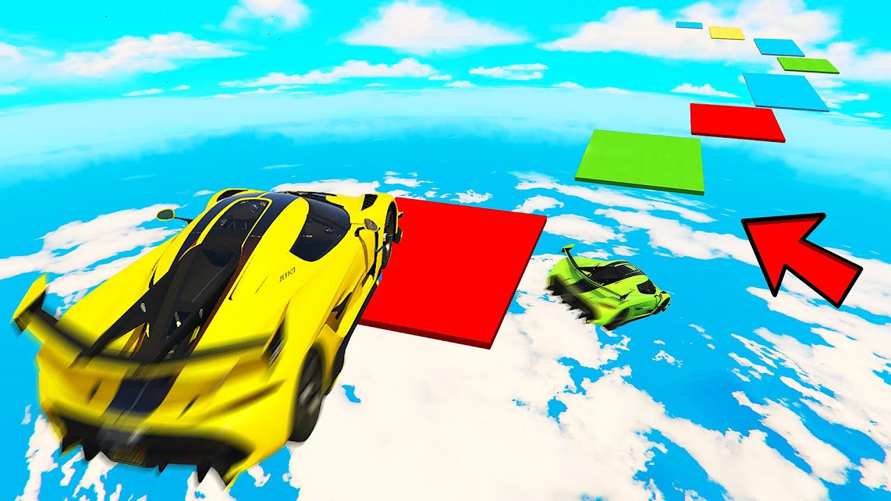 GTA 5: RACING IN EXPENSIVE SUPERCARS WITH CHOP & BOB