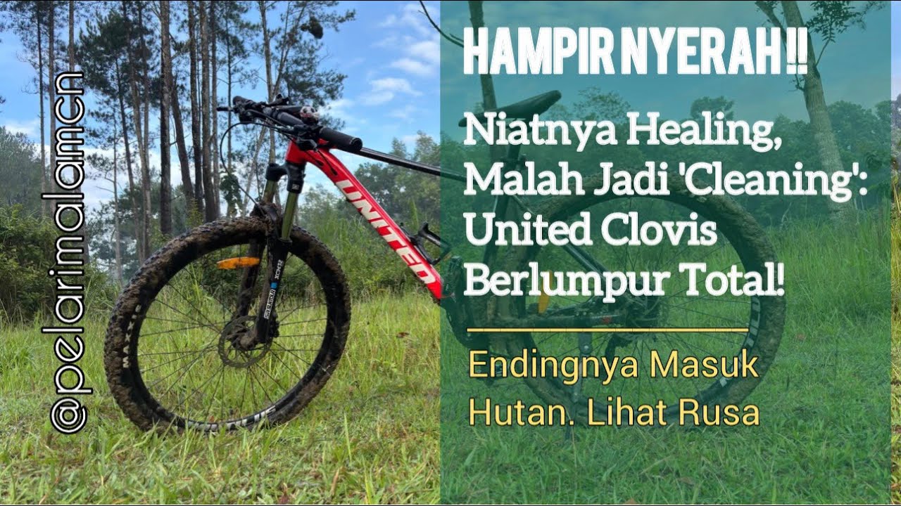 GAGAL HEALING, Salah Jalur Sepeda Berlumpur Total #gowes #gowespagi #healing #nature #forest #hutan 