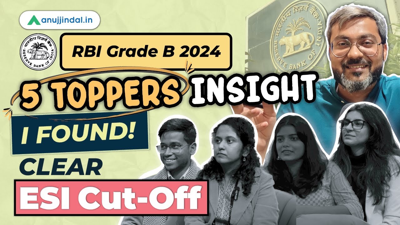 RBI Grade B ESI Preparation | Economic and Social Issues | Topper Strategy| RBI 2024 Current Affairs