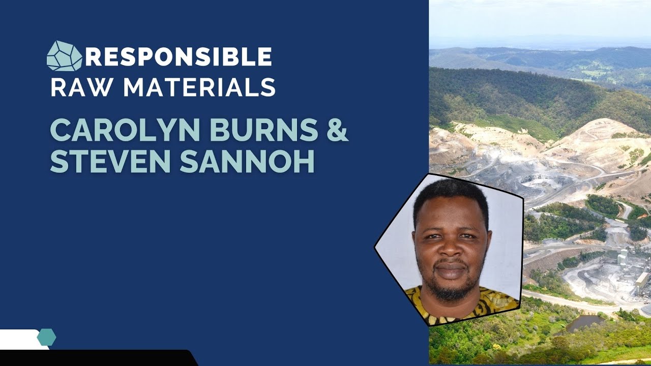 Carolyn Burns and Steven Sannoh: Responsible Raw Materials Conference 2024