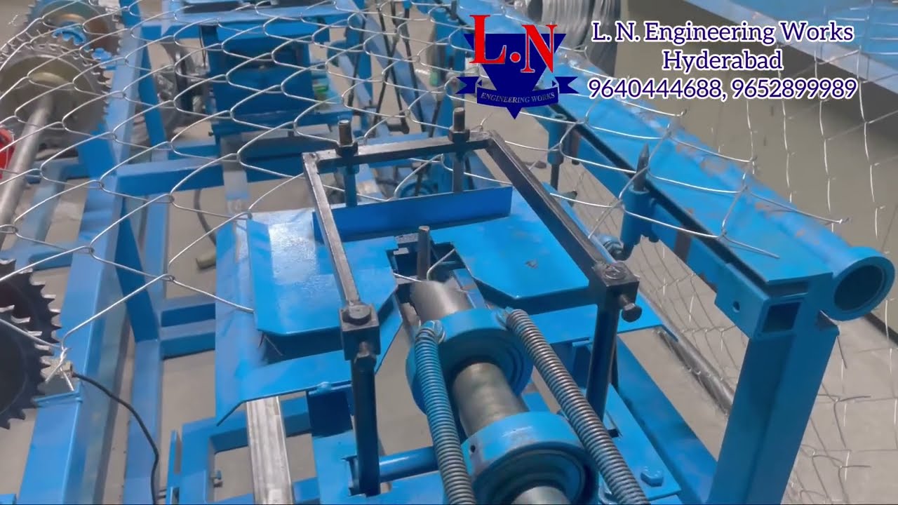 Fully Automatic Chain Link Machine with Compact Roll Successful Installation @ Hyderabad Telangana