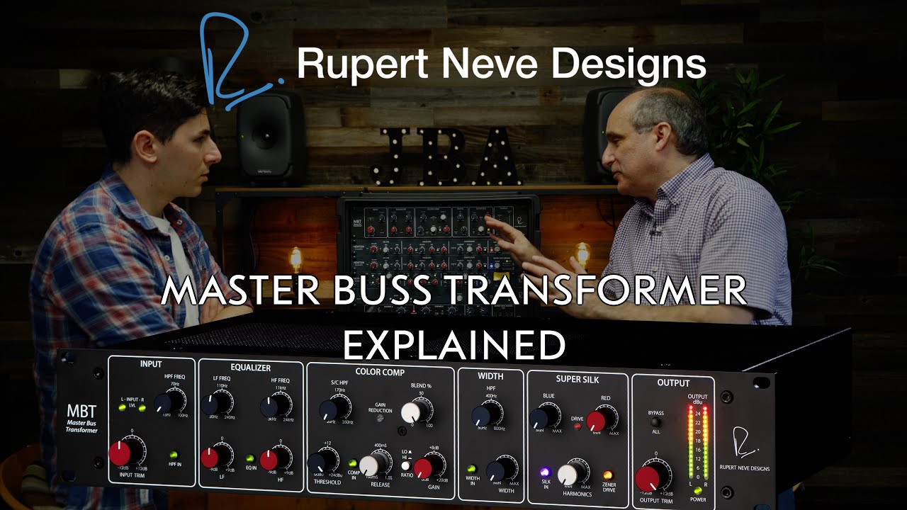 Master Bus Transformer Explained - Rupert Neve Designs Interview with Jonathan Pines