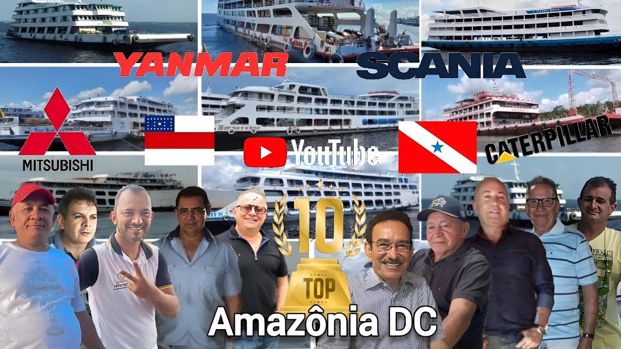 ESPECIAL Ranking TOP 10 dos maiores Ferryboat da Amazônia    Parte 2 (1° a 5°) A 2°& 3° Geração