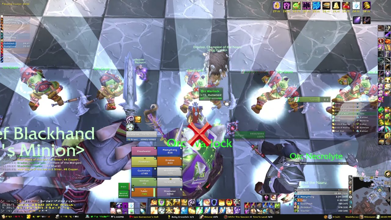 Solohealing Karazhan, Holy Priest POV, 10.08.2021