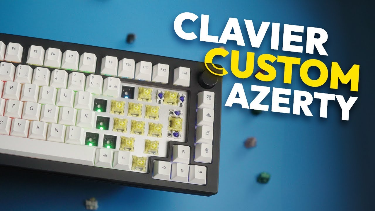 Un Clavier CUSTOM MAGNÉTIQUE et AZERTY ?! [Akko MOD007B HE]