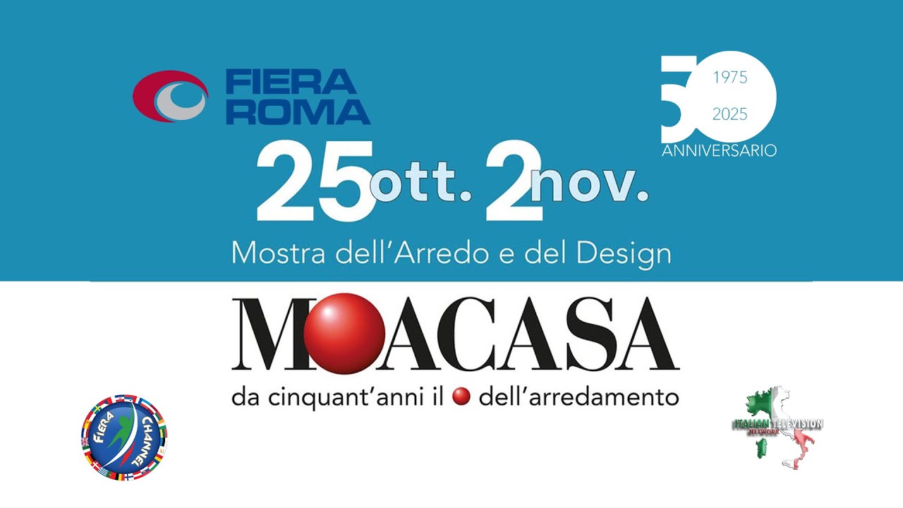 MoaCasa 2025 - 50° Anniversario | Fiera Roma