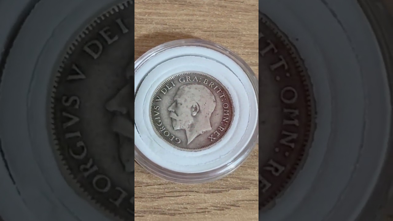 😁 Lovely 1914 George The 5th Silver Sixpence 🇬🇧 