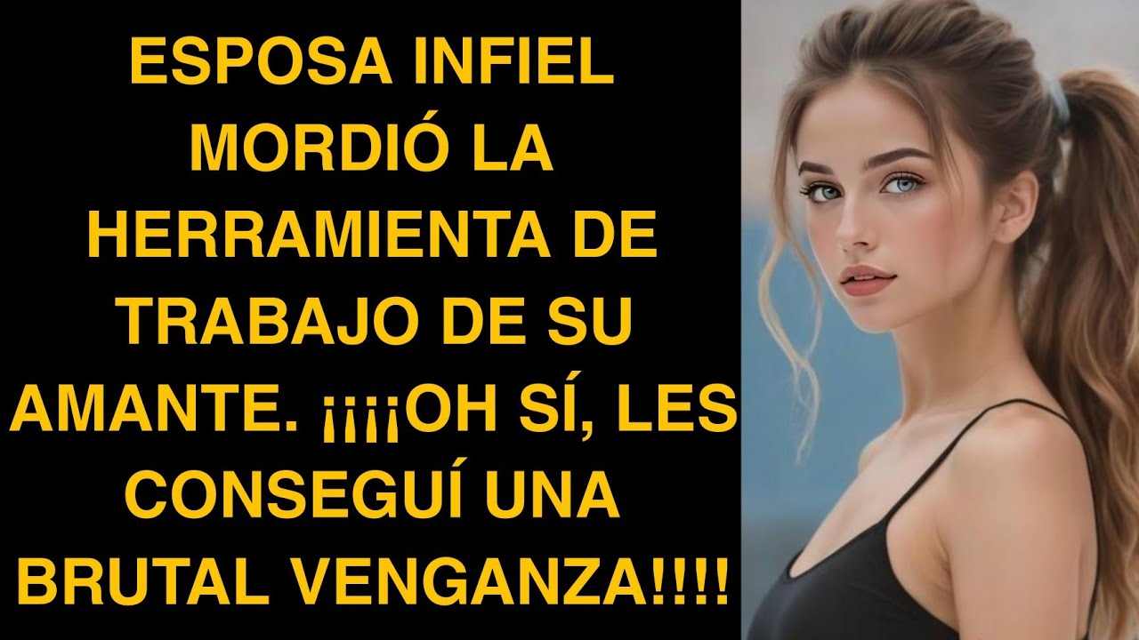 esposa infiel mordió la herramienta