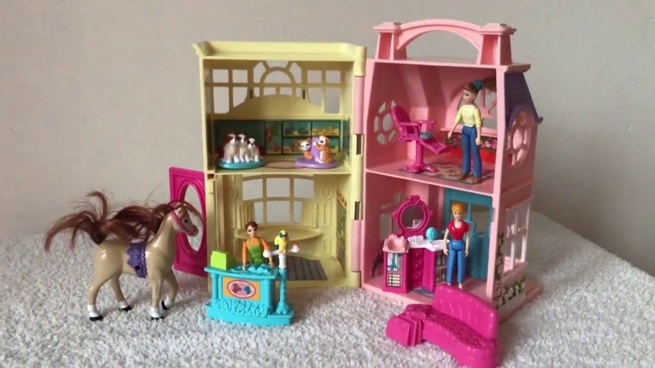 Fisher Price Sweet Streets Doll House Pet Shop Beauty Shop Families Figures