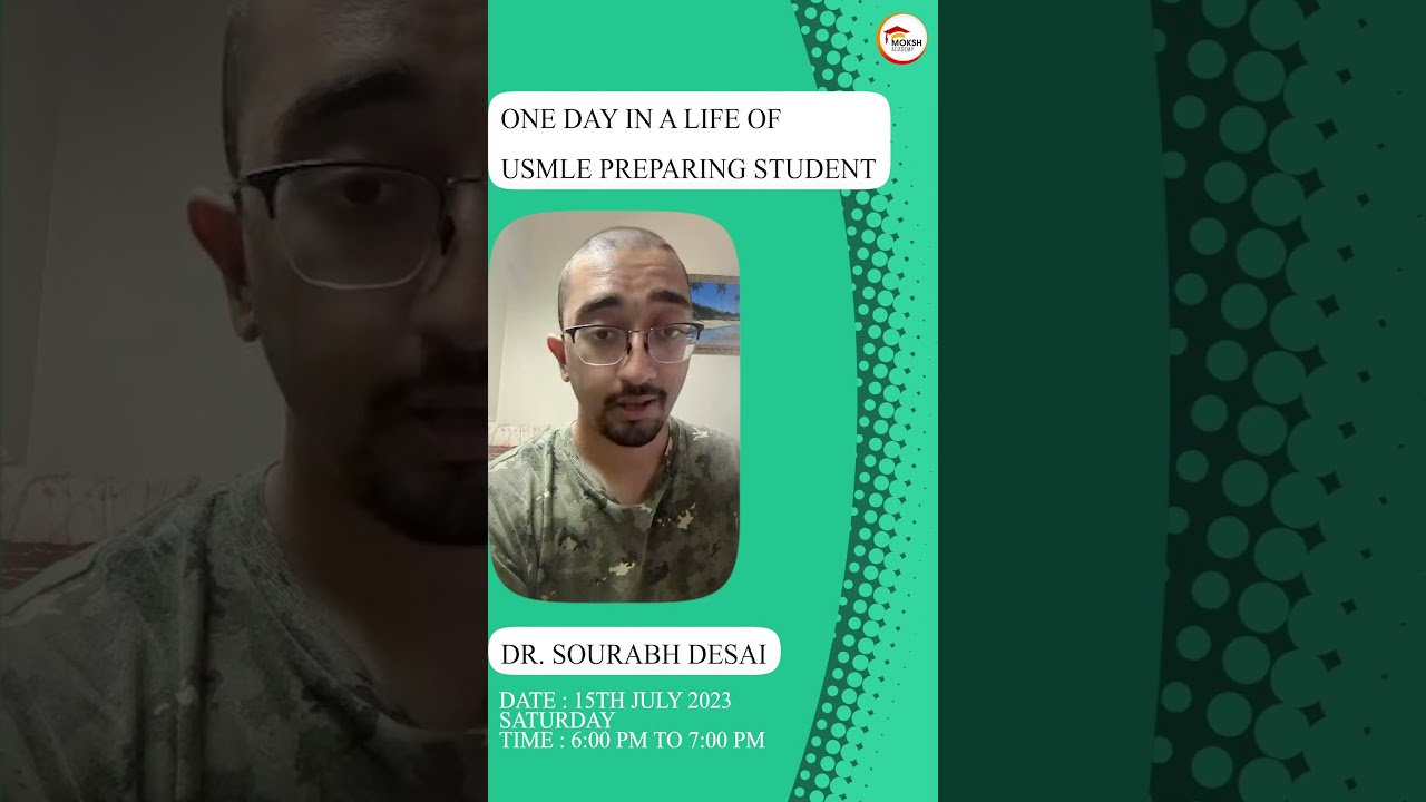 One Day in a Life of USMLE Preparing Student.