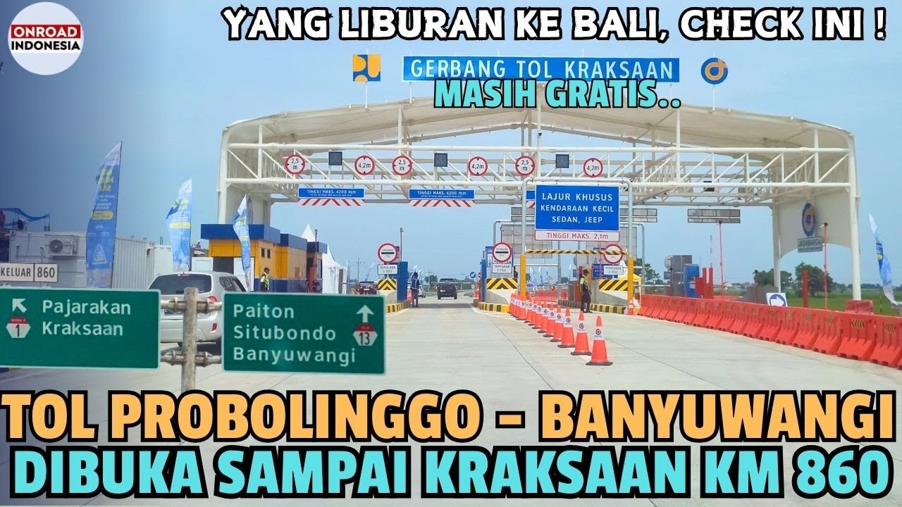 Dibuka Lagi 13 KM !! Tol SURABAYA - BANYUWANGI Hampir Sampai PAITON (Check Sebelum Ke BALI)